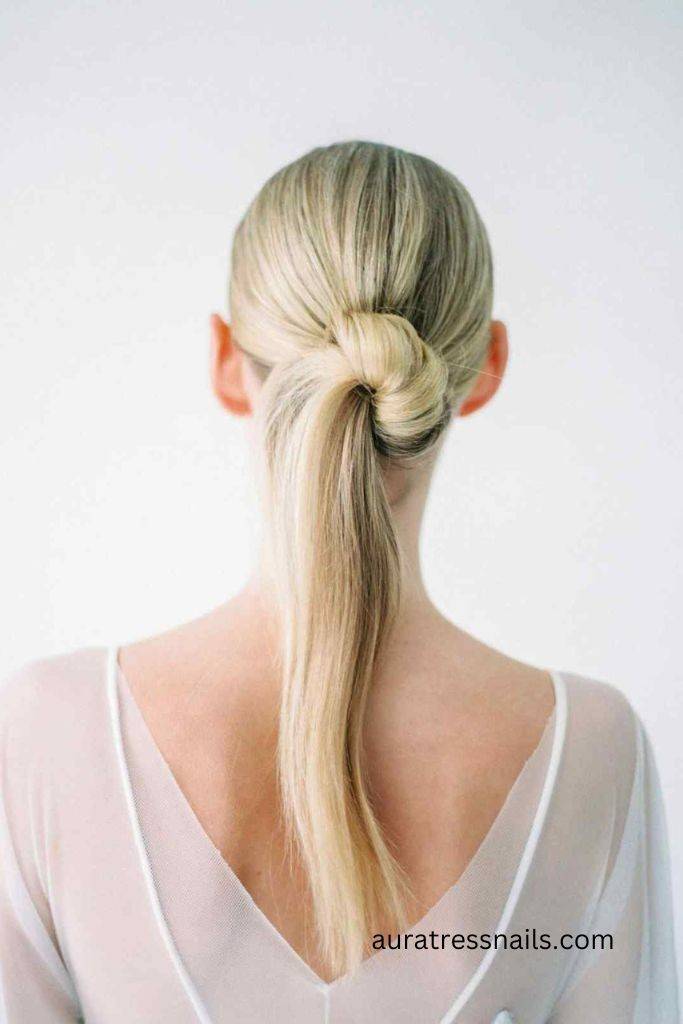 High Pony tail with a Twist