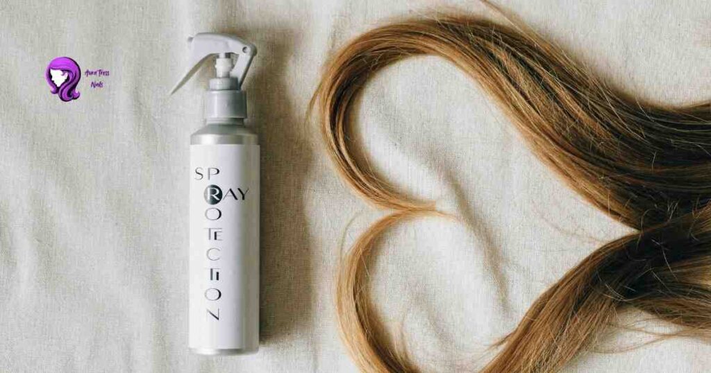 Anti-static spray bottle to reduce winter hair static