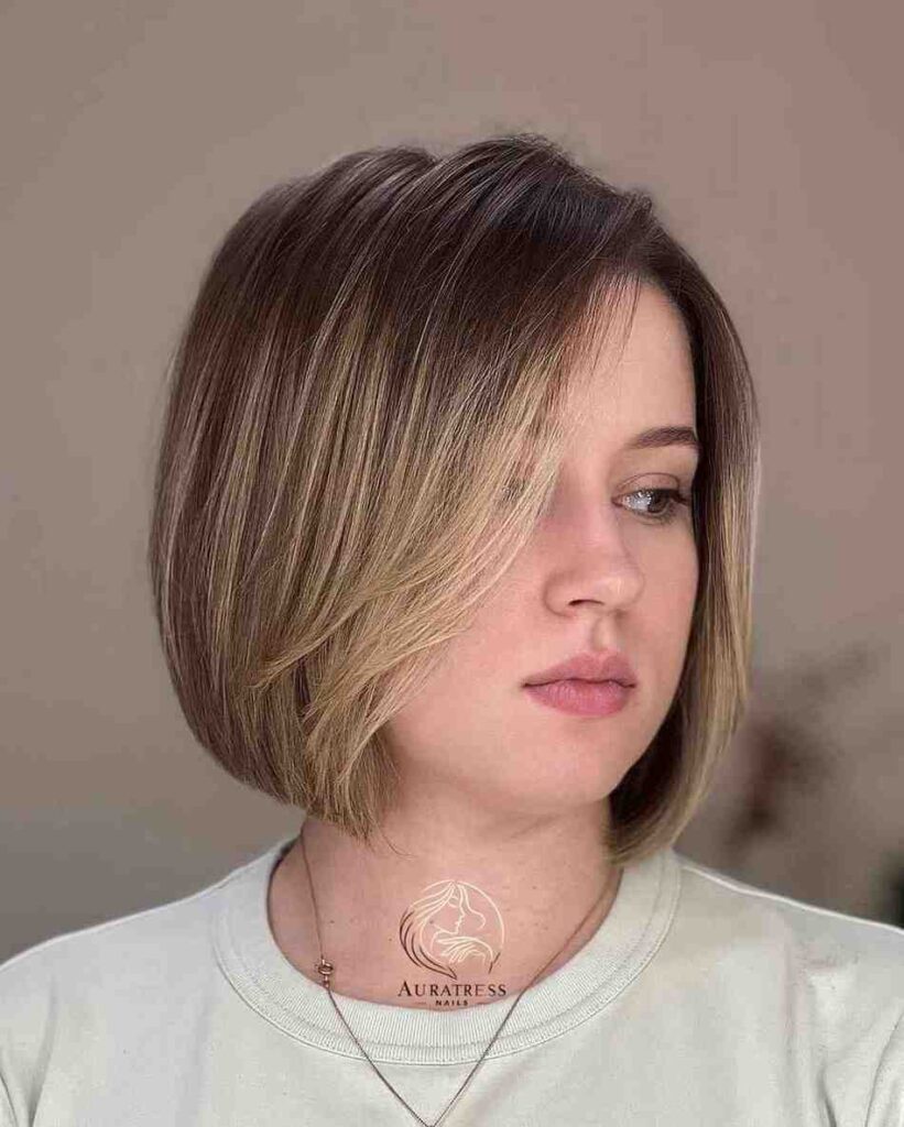 Oval Face Bob Cut