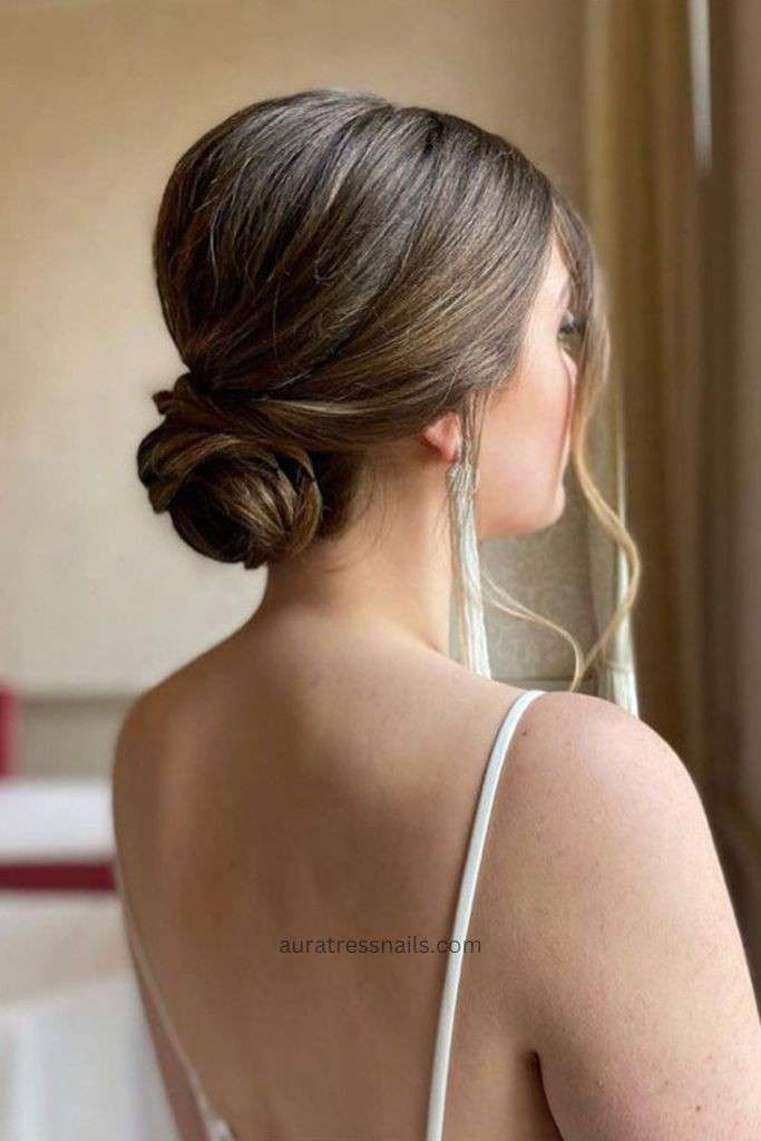 Sleek Low Bun Credit Make MeBridal