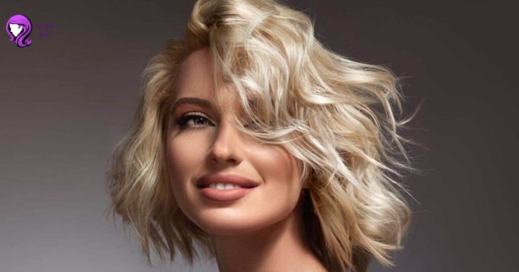 Woman with voluminous Gypsy Shag cut Styled for a party, featuring bold layers and playful texture